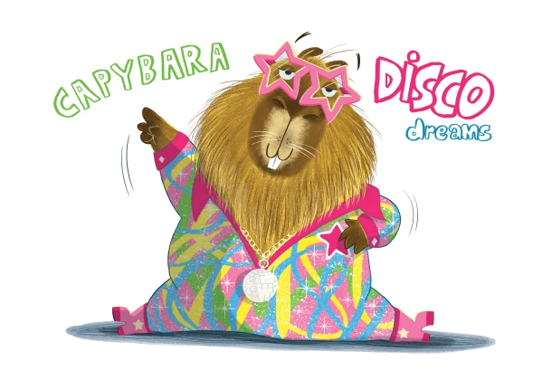 Capybara Disco Dreams – Frances Stickley – boek cover
