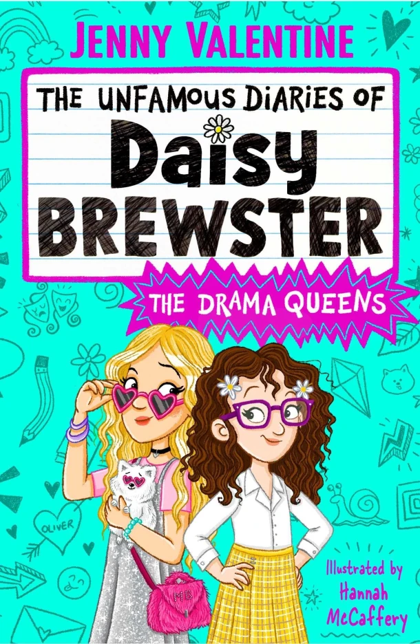 The Unfamous Diaries of Daisy Brewster: The Drama Queens – Jenny Valentine – boek cover