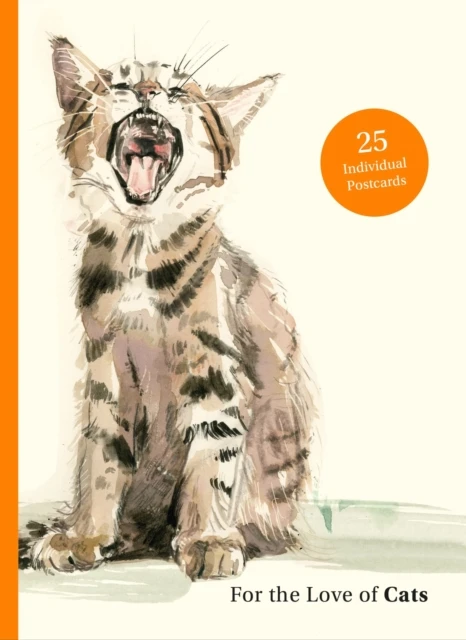 For the Love of Cats: 25 Postcards – boek cover