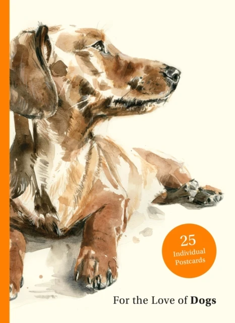 For the Love of Dogs: 25 Postcards – boek cover