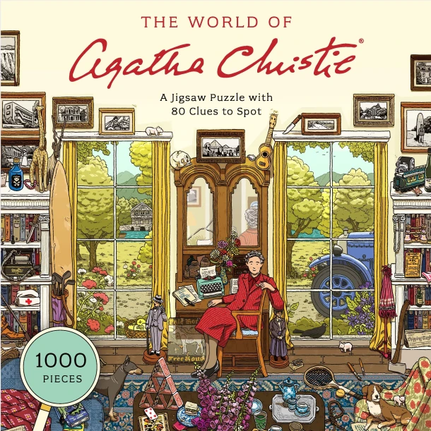 The World of Agatha Christie 1000-Piece Jigsaw: 1000-Piece Jigsaw with 90 Clues to Spot – Agatha Christie Ltd – boek cover