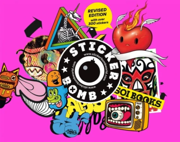 Stickerbomb – SRK . – boek cover