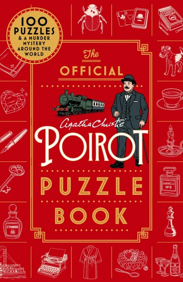 The Official Poirot Puzzle Book – Agatha Christie Ltd – boek cover