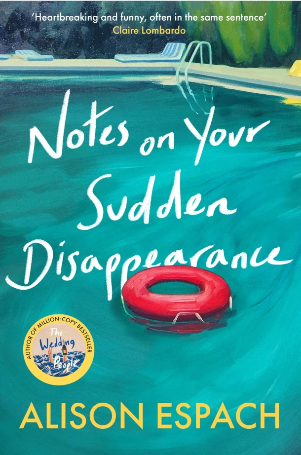 Notes on Your Sudden Disappearance – Alison Espach – boek cover