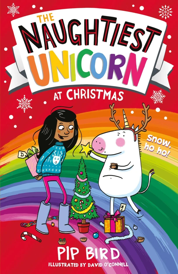 The Naughtiest Unicorn at Christmas – Pip Bird – boek cover