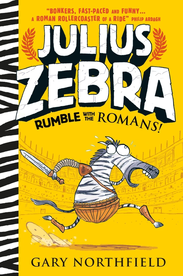Julius Zebra: Rumble with the Romans! – Gary Northfield – boek cover