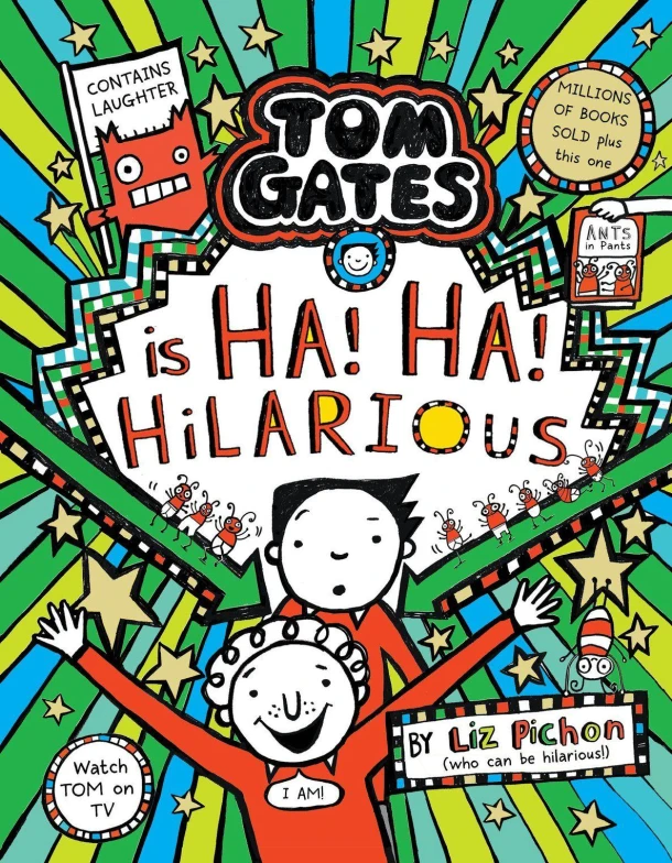 Tom Gates Ha! Ha! Hilarious HB – Liz Pichon – boek cover