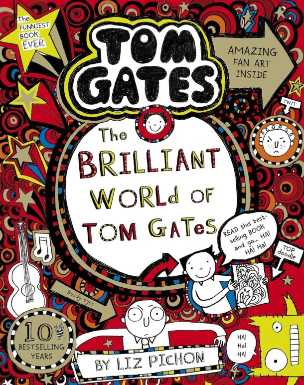The Brilliant World of Tom Gates – Liz Pichon – boek cover