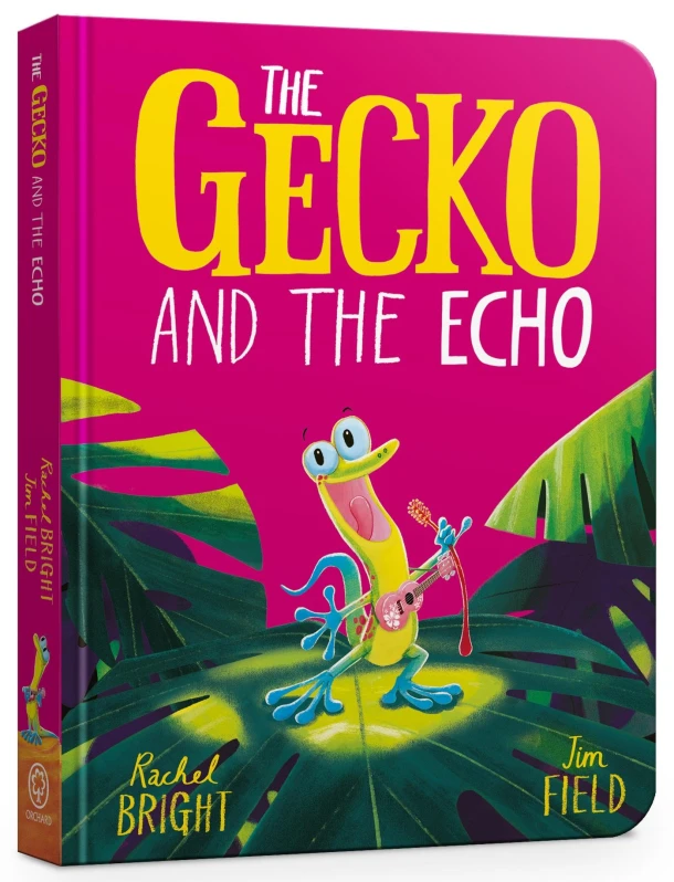 The Gecko and the Echo Board Book – Rachel Bright – boek cover