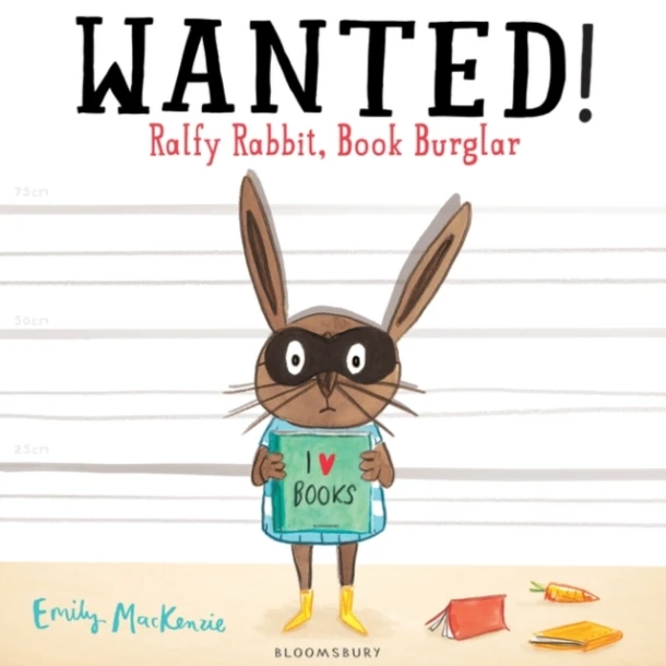 WANTED! Ralfy Rabbit, Book Burglar – boek cover