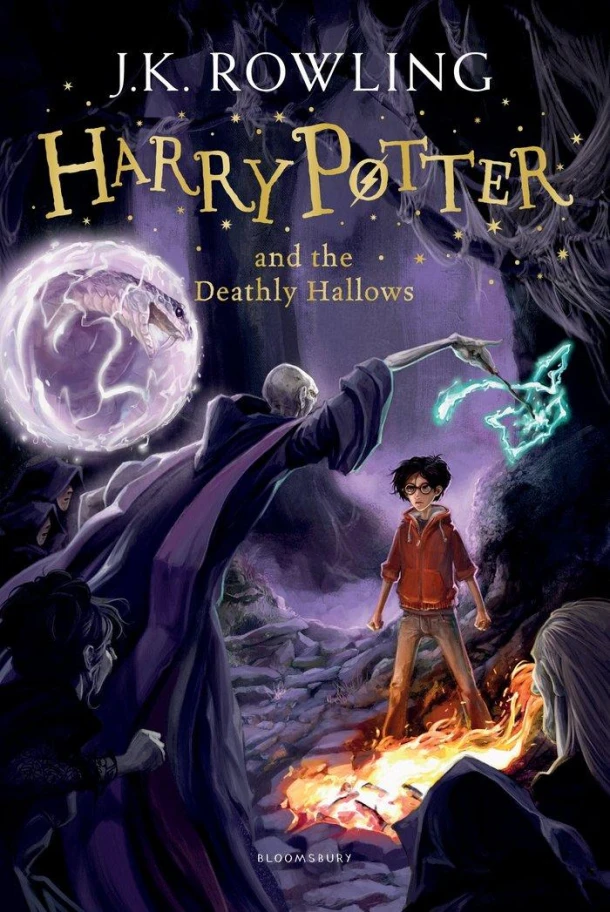 Harry Potter and the Deathly Hallows – J.K. Rowling – boek cover