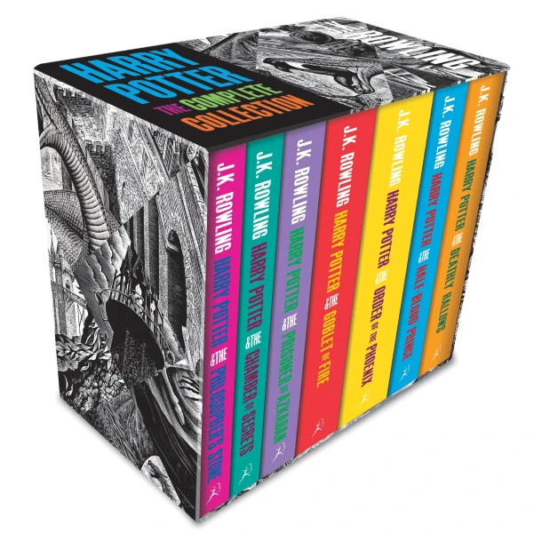 Harry Potter Boxed Set: The Complete Collection (Adult Paperback) – J.K. Rowling – boek cover