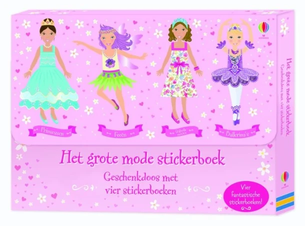 Grote mode stickerboek - Geschenkdoos – boek cover