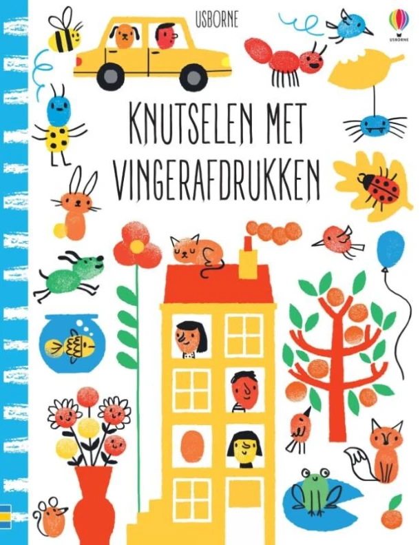 Stempelen met je vingers – boek cover