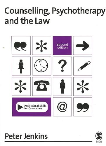 Counselling, Psychotherapy and the Law – Peter Jenkins – boek cover