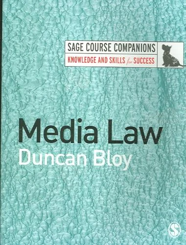 Bloy, D: Media Law – Bloy, Duncan – boek cover