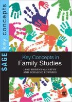 Key Concepts in Family Studies – Ribbens McCarthy – boek cover