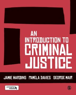 An Introduction to Criminal Justice – Harding, Jamie – boek cover