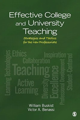 Effective College and University Teaching: Strategies and Tactics for the New Professoriate – Buskist – boek cover