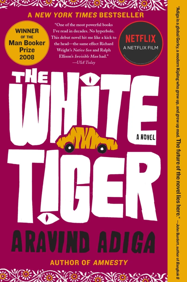 The White Tiger – Aravind Adiga – boek cover