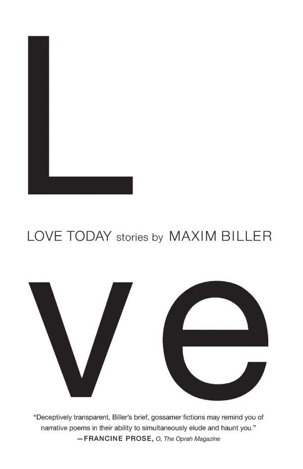 Love Today – Maxim Biller – boek cover