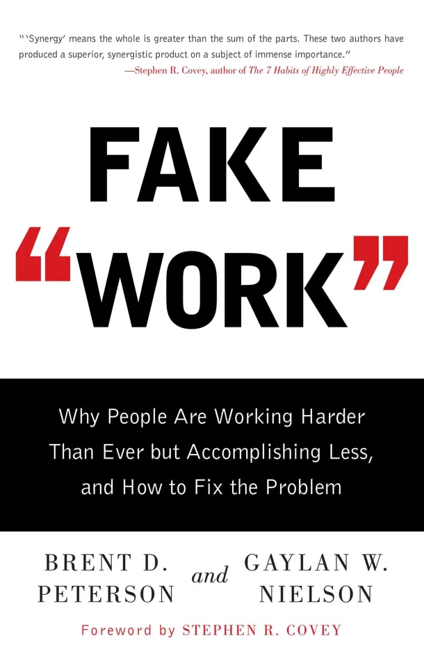 Fake Work – Brent D. Peterson – boek cover