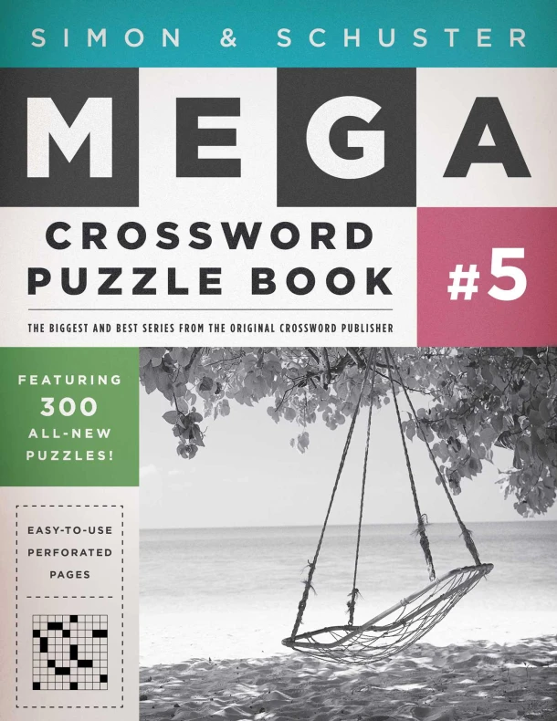 Simon & Schuster Mega Crossword Puzzle Book #5 – John M. Samson – boek cover