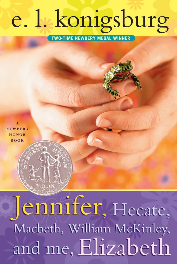 Jennifer, Hecate, Macbeth, William McKinley, and Me, Elizabeth – E. L. Konigsburg – boek cover