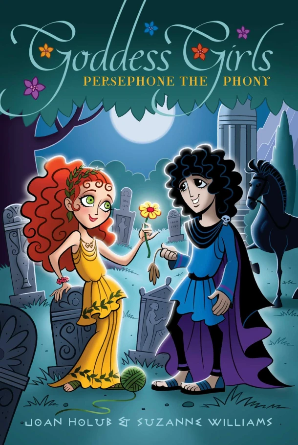 PERSEPHONE THE PHONY – Joan Holub – boek cover