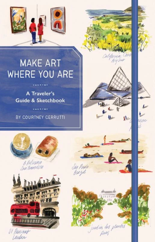 Make Art Where You Are (Guided Sketchbook) – boek cover