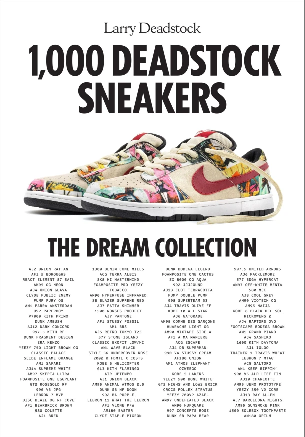1,000 Deadstock Sneakers – Larry Deadstock – boek cover