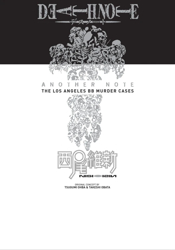 Death Note Another Note: The Los Angeles BB Murder Cases – Nisioisin – boek cover