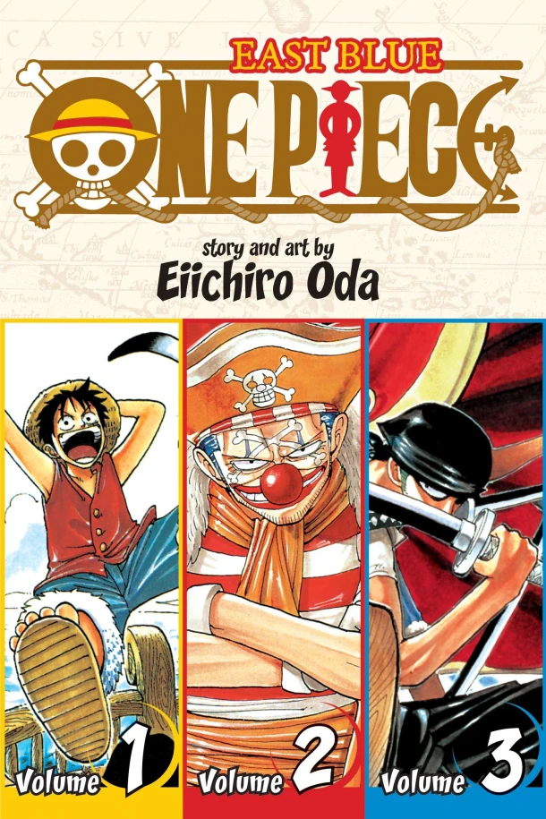 One Piece (Omnibus Edition), Vol. 1 – Eiichiro Oda – boek cover