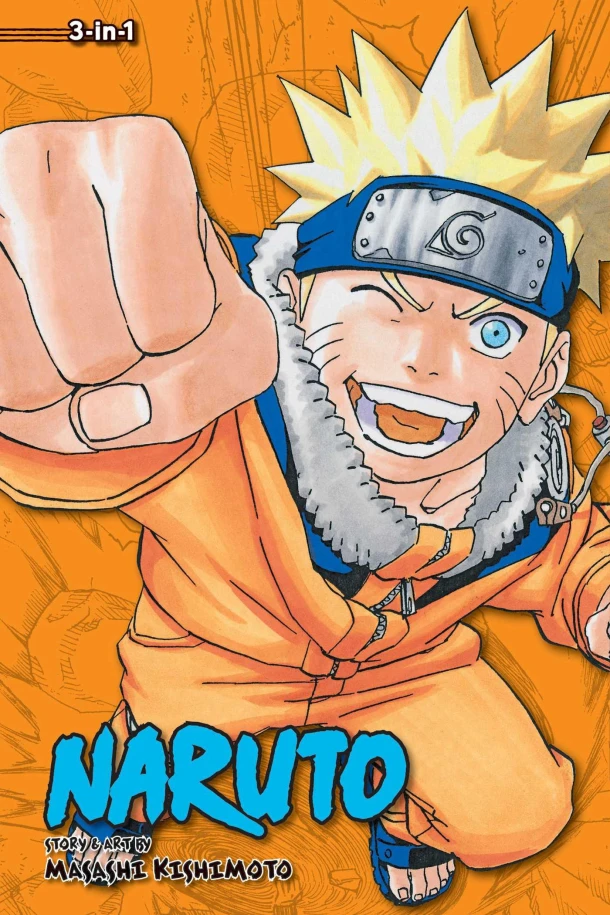 Naruto (3-in-1 Edition), Vol. 7 – Masashi Kishimoto – boek cover
