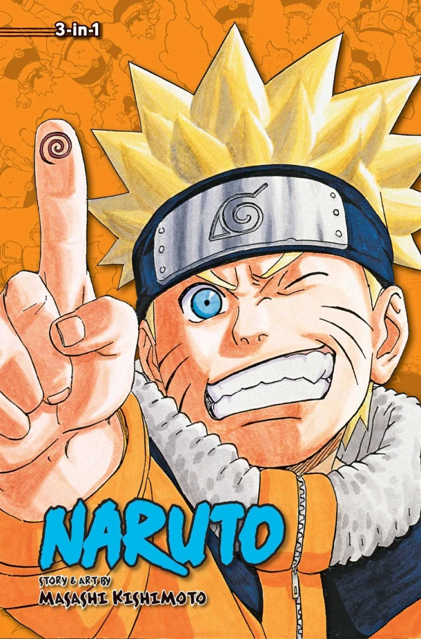 Naruto (3-in-1 Edition), Vol. 8 – Masashi Kishimoto – boek cover