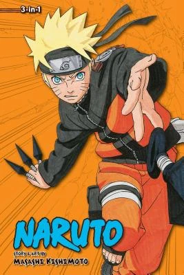 Naruto (3-in-1 Edition), Vol. 10 – Masashi Kishimoto – boek cover