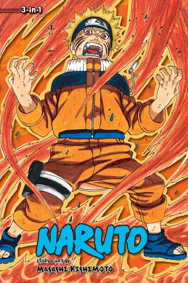 Naruto (3-in-1 Edition), Vol. 9 – Masashi Kishimoto – boek cover