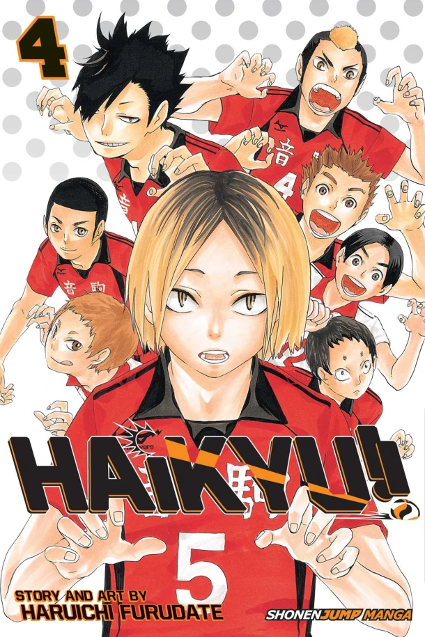 Haikyu!!, Vol. 4 – Haruichi Furudate – boek cover