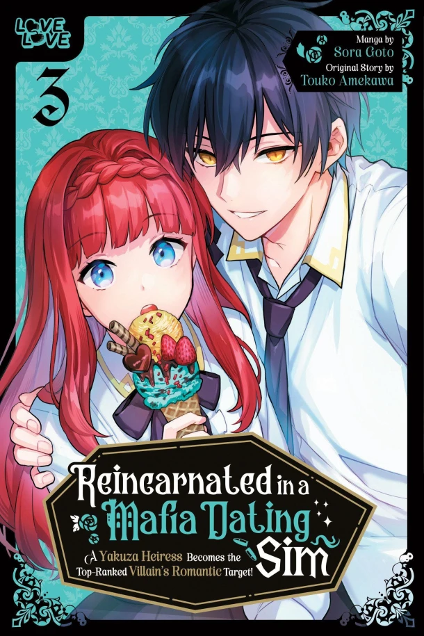 Reincarnated in a Mafia Dating Sim, Volume 3 – Sora Goto – boek cover