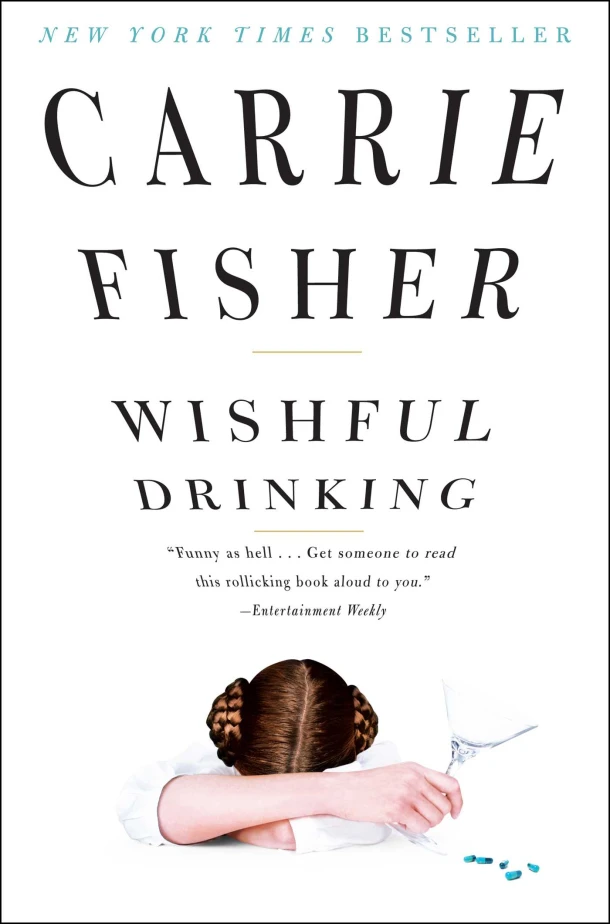 Wishful Drinking – Carrie Fisher – boek cover