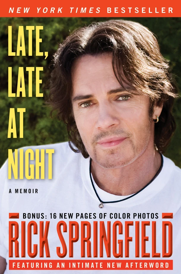 Late, Late at Night – Rick Springfield – boek cover