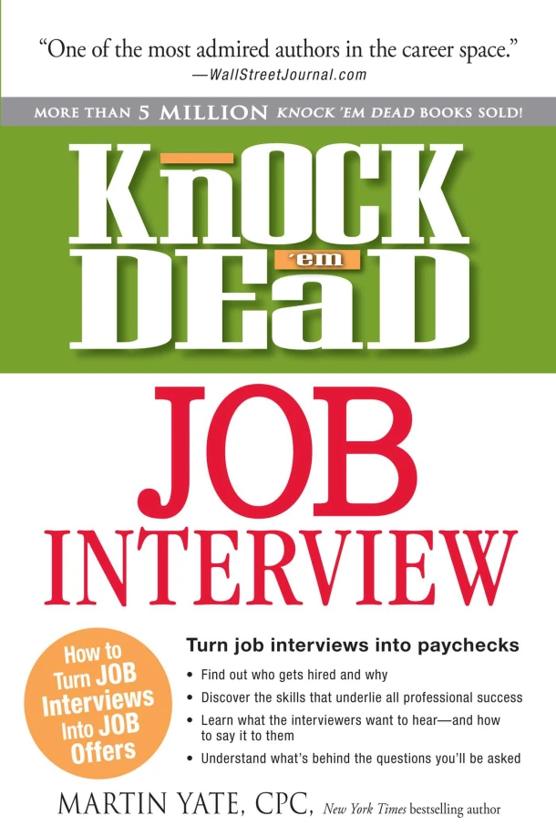 Knock 'em Dead Job Interview – Martin Yate – boek cover