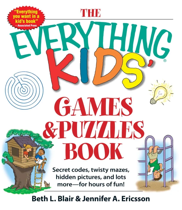 The Everything Kids' Games & Puzzles Book – Beth L Blair – boek cover