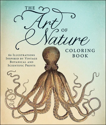 The Art of Nature Coloring Book – Adams Media – boek cover