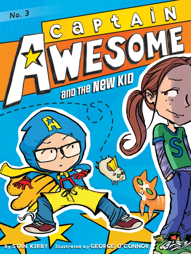 Captain Awesome and the New Kid – Stan Kirby – boek cover