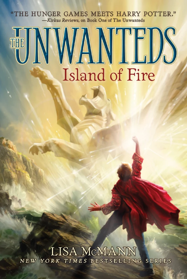 Island of Fire – Lisa McMann – boek cover