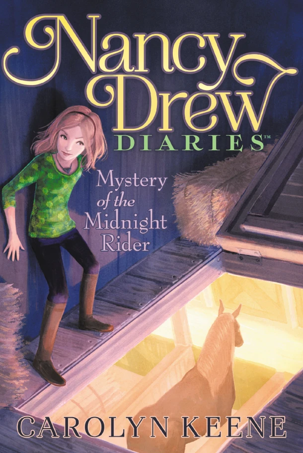 Mystery of the Midnight Rider – Carolyn Keene – boek cover