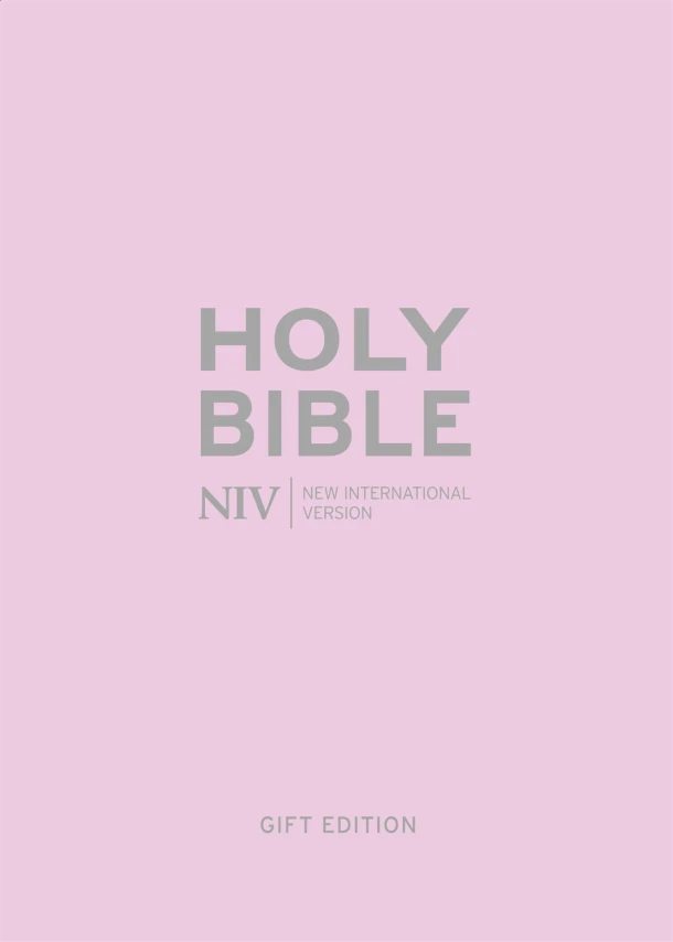 NIV Pocket Pastel Pink Soft-tone Bible – New International Version – boek cover