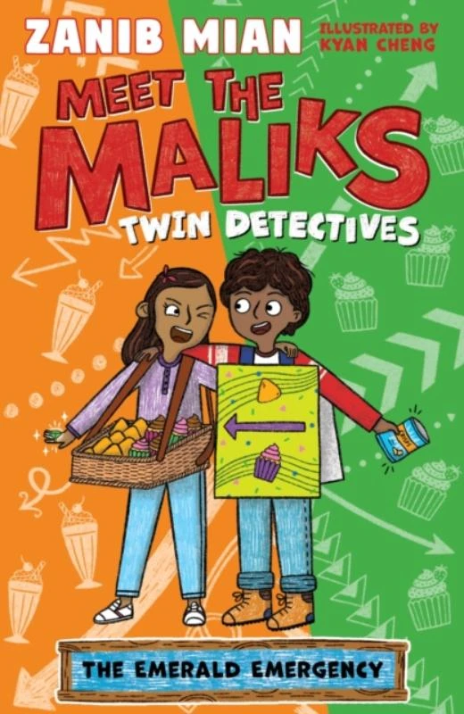 Meet the Maliks ¿ Twin Detectives: The Emerald Emergency – boek cover