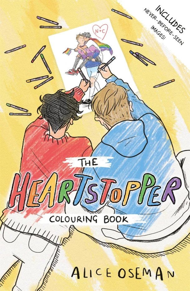 The Official Heartstopper Colouring Book – Alice Oseman – boek cover